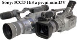 2x Sony z 90. let: 3CCD typ VX1 a první mDV VX1000 2x Sony z 90. let: 3CCD typ VX1 a první mDV VX1000