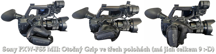 ZNAČKOVÁ krasavice Sony PXW-FS5 MII a její GRIP...