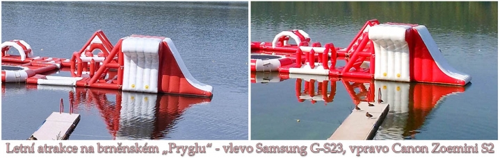 Srovnání snímků z mobilu S-G23 a Foťáku C-Zoemini S2