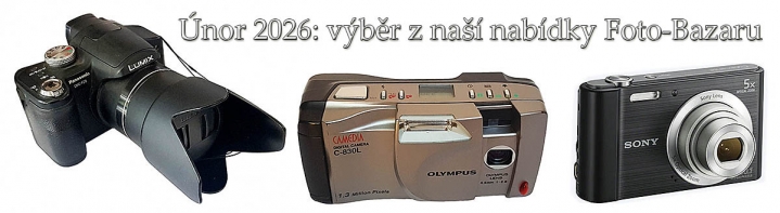 Náš Videobazar nabízí i spoustu fešáckých Fotoaparátů