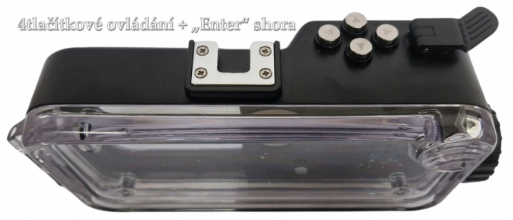 4 tlačítka pohybů na displeji a SPOUŠŤ pro potvrzení...