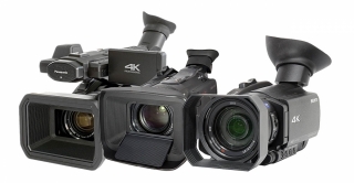 Trojice ze současných videokamer hlavních výrobců... Trojice ze současných videokamer hlavních výrobců...