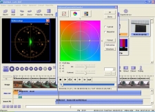 Obrazovka z projektoru s editačním SW Canopus... Obrazovka z projektoru s editačním SW Canopus...