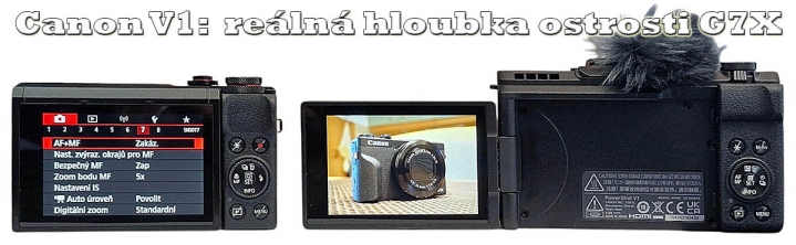 Canon PowerShot V1 a kolega PS-G7X MII v displeji...