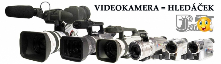 Někdejší sestava vyspělých VIDEOKAMER s HLEDÁČKY