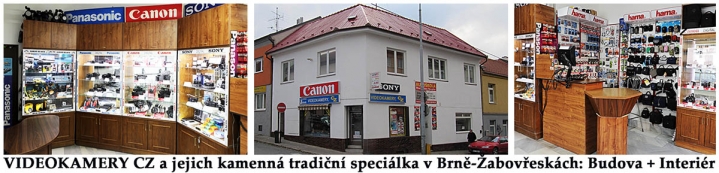 Kamenná speciálka VIDEOKAMERY CZ: budova a interiér